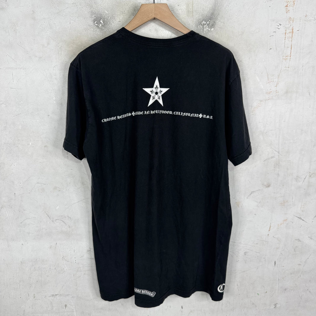 Chrome Hearts Hollywood Star T-Shirt