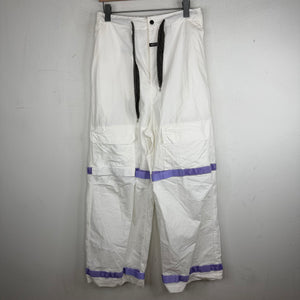 Kapital White Nouvelle Shuttle Cargo Trousers