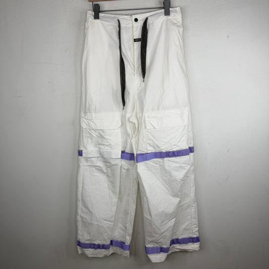 Kapital White Nouvelle Shuttle Cargo Trousers