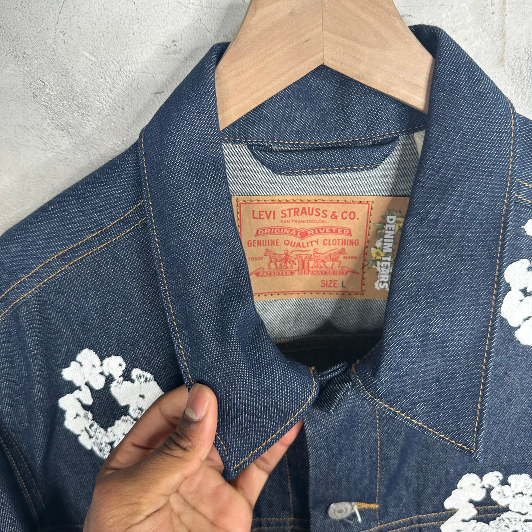 Denim Tears Wreath Trucker Jacket
