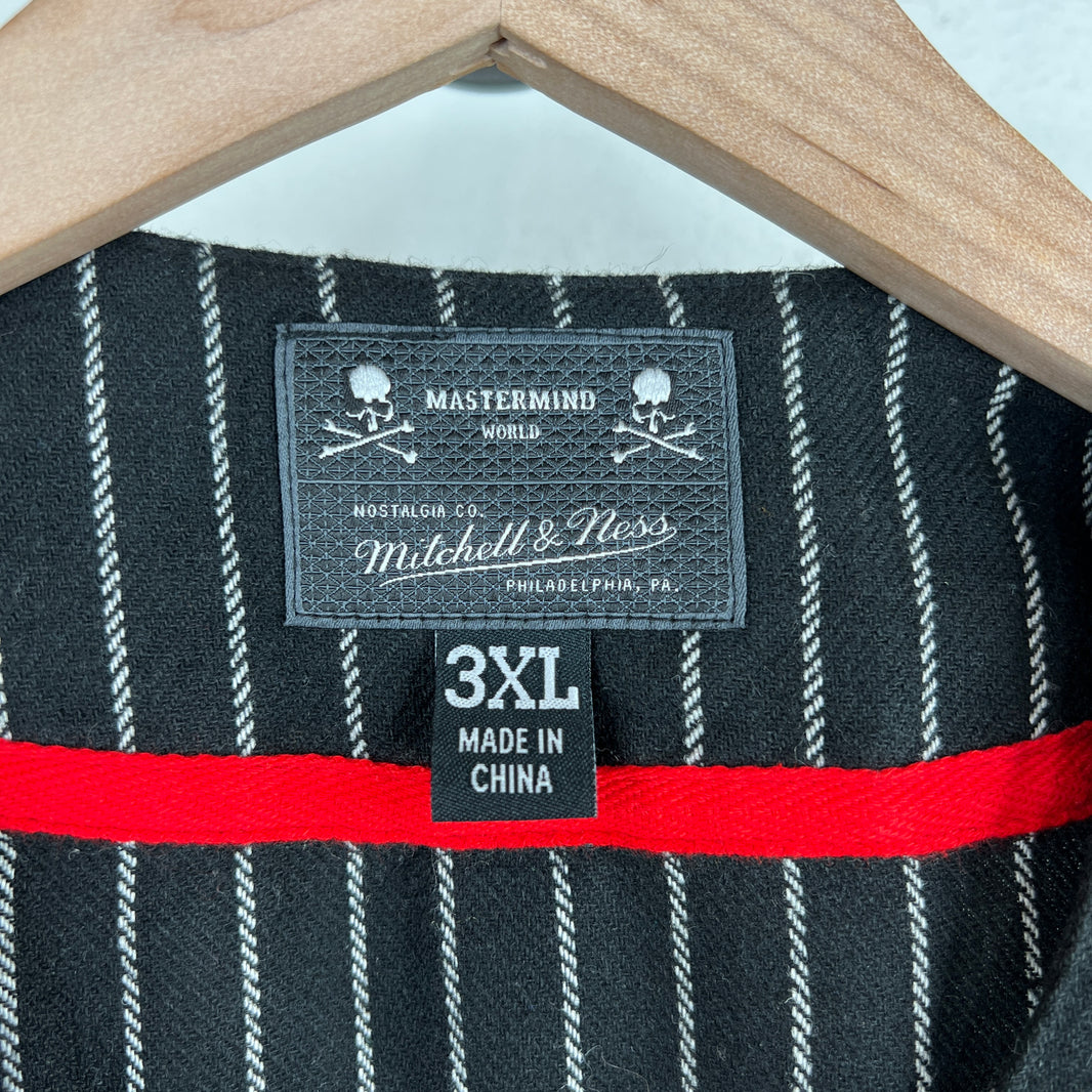 Mastermind Mitchell & Ness Striped Baseball Jersey