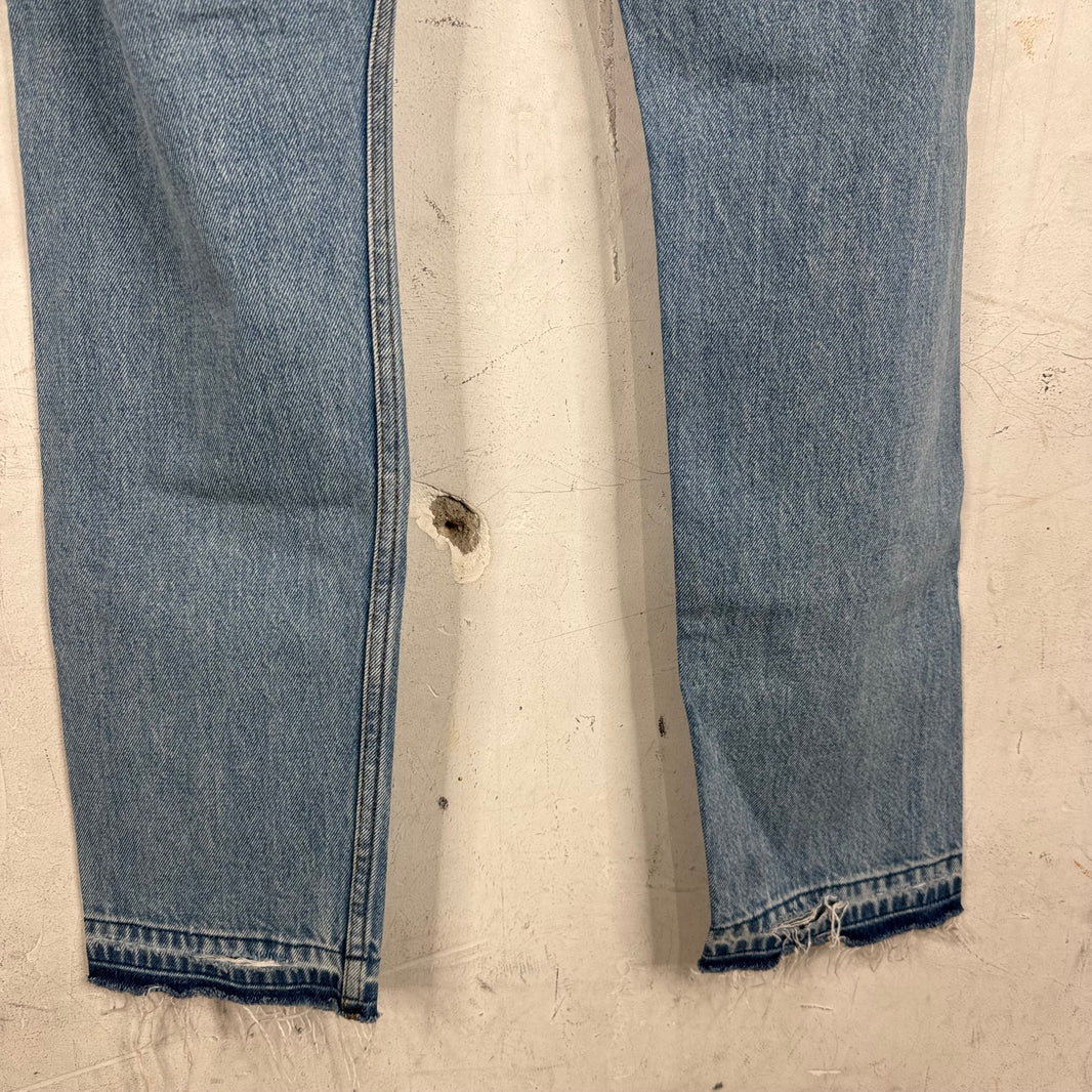 Gucci Release Hem Distressed Jeans