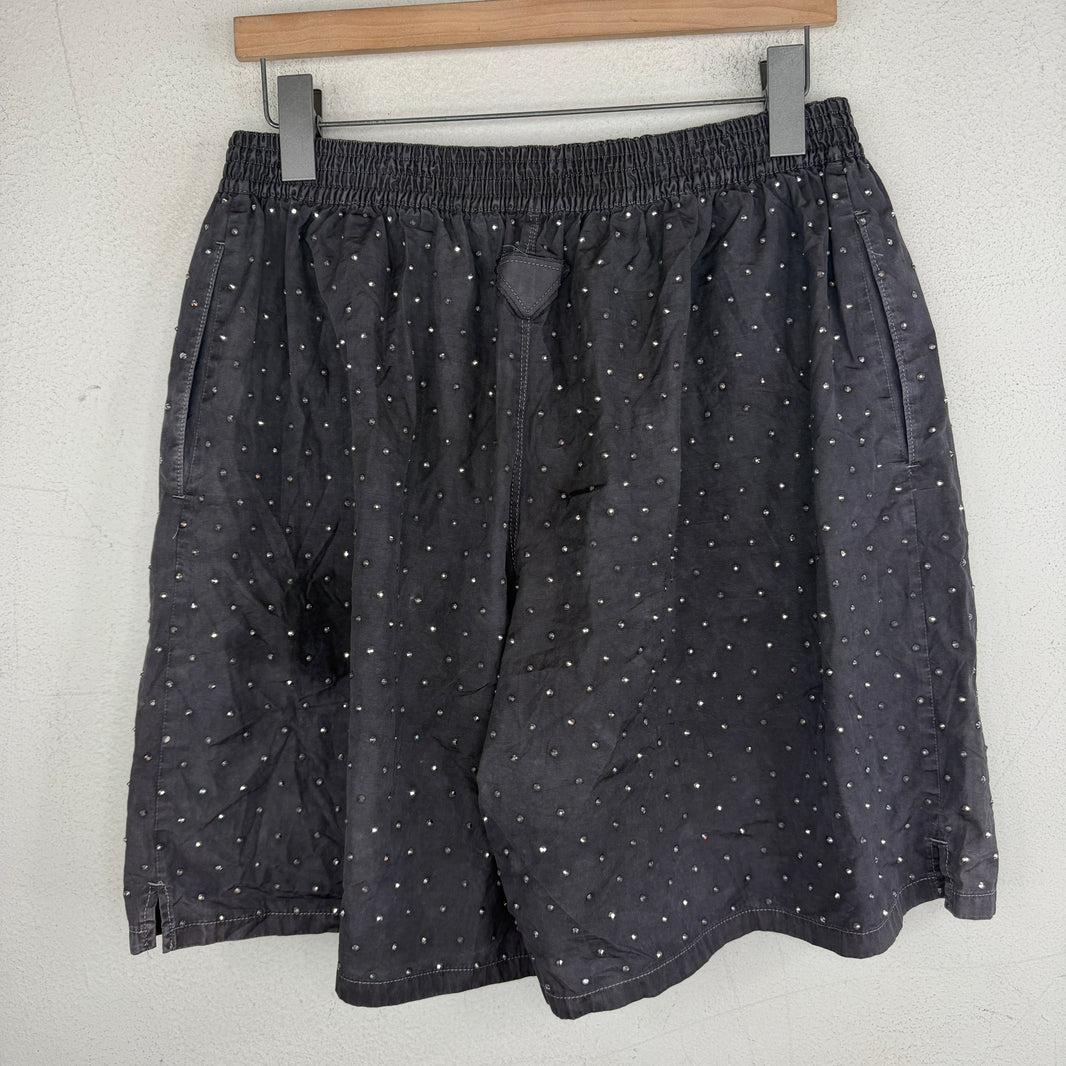 Prada Crystal Studded Shorts