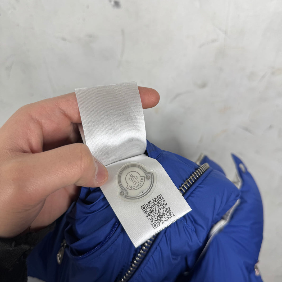 Moncler Blue Two Toned Porier Giubbotto Jacket