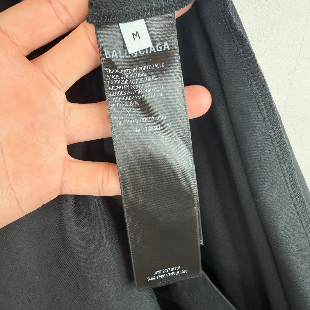 Balenciaga Garde Robe Wash Instruction T-Shirt