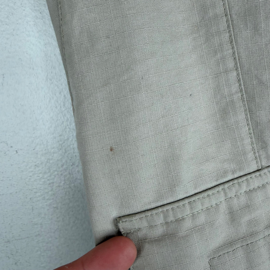 Balenciaga White Flared Convertible Cargo Pants