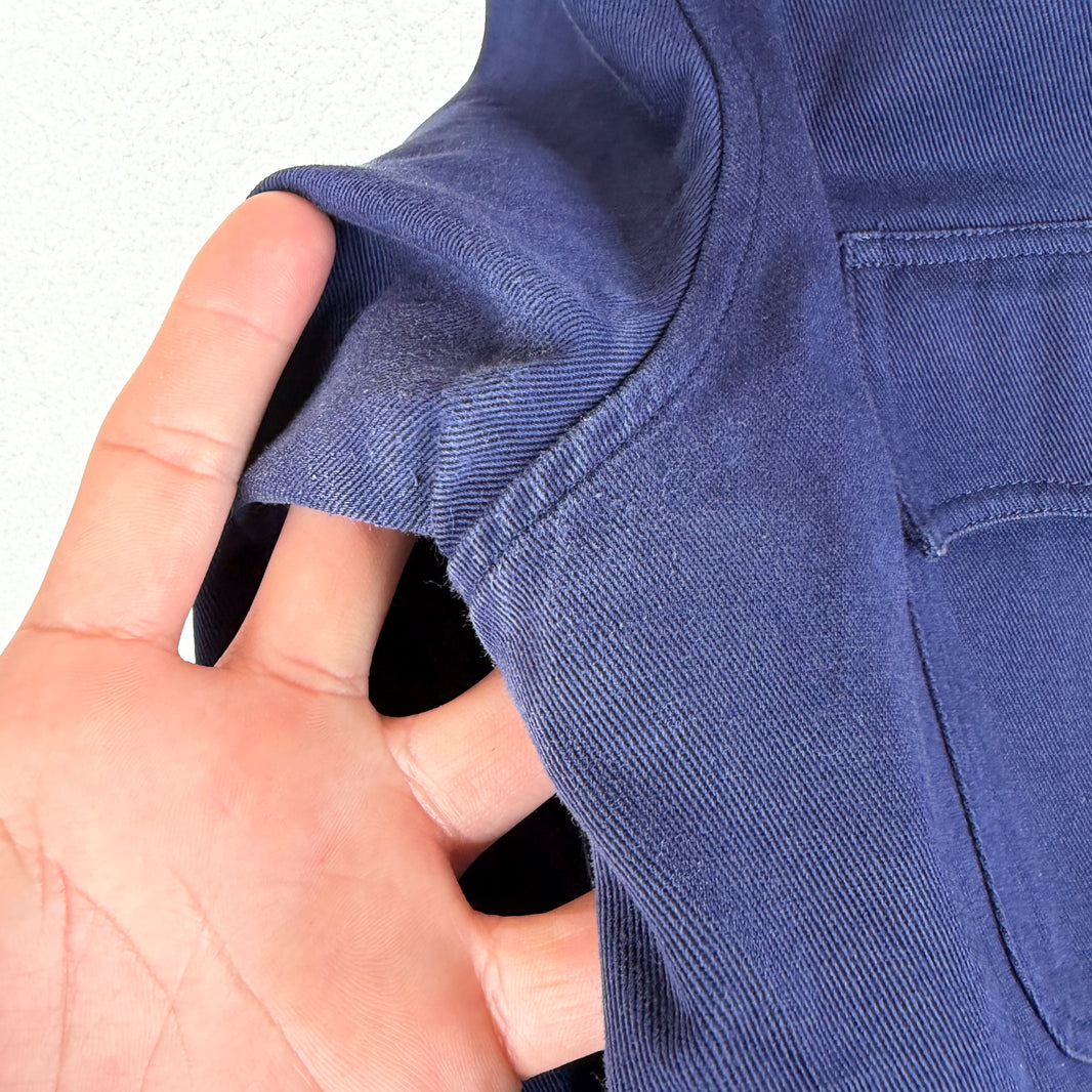 Balenciaga Runway Blue Military Button Up Shirt