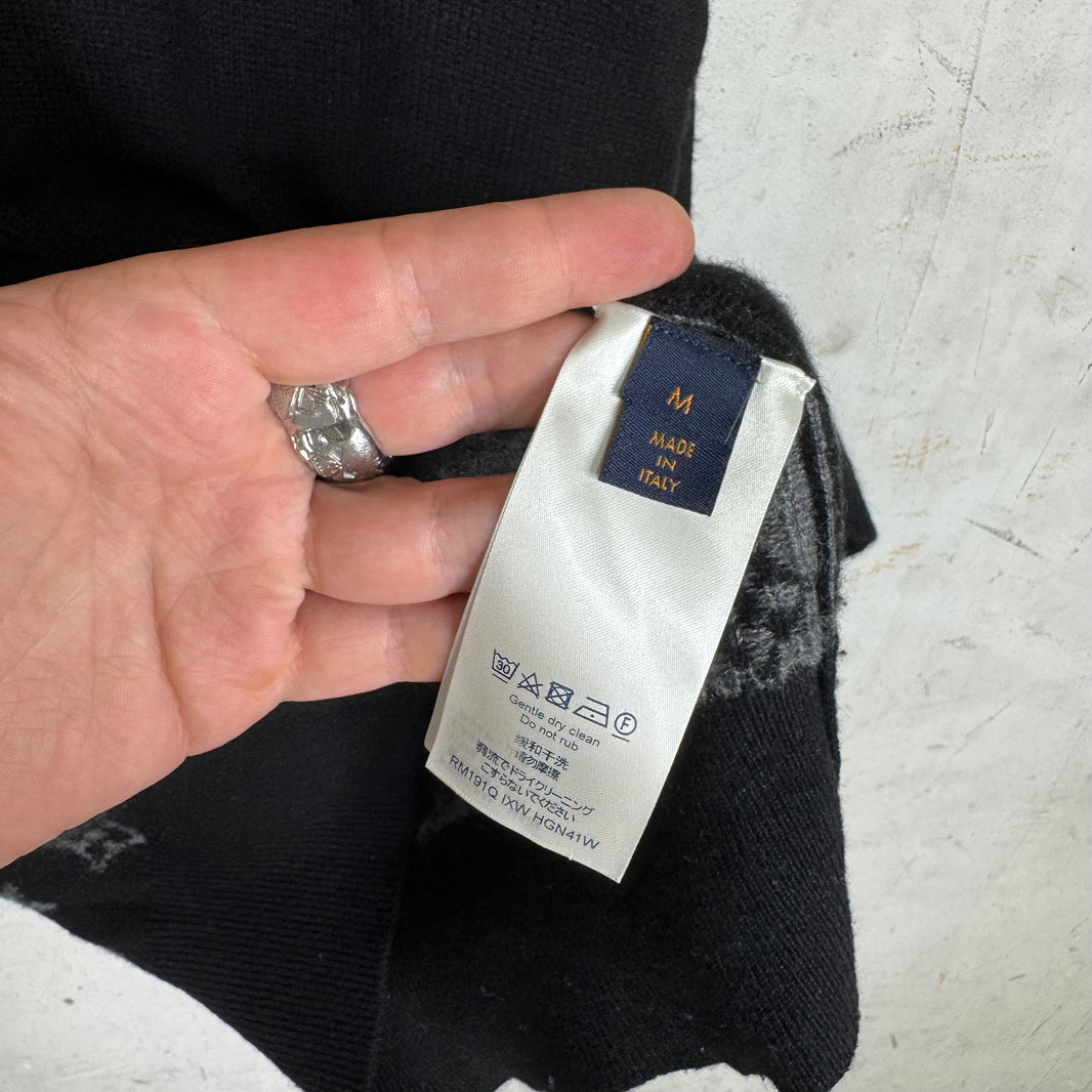 Louis Vuitton Graphite Monogram Cashmere Sweater