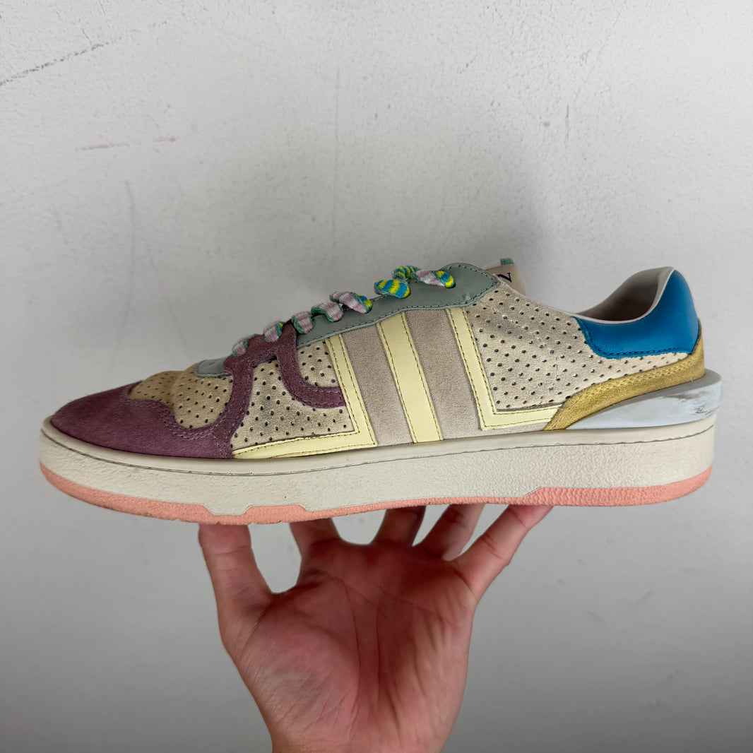 Lanvin Multicolor Clay Low Top Sneakers