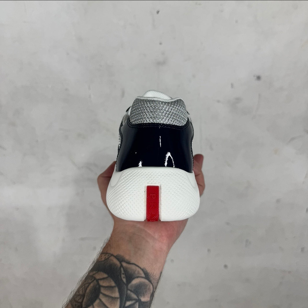 Prada Navy Patent Americas Cup