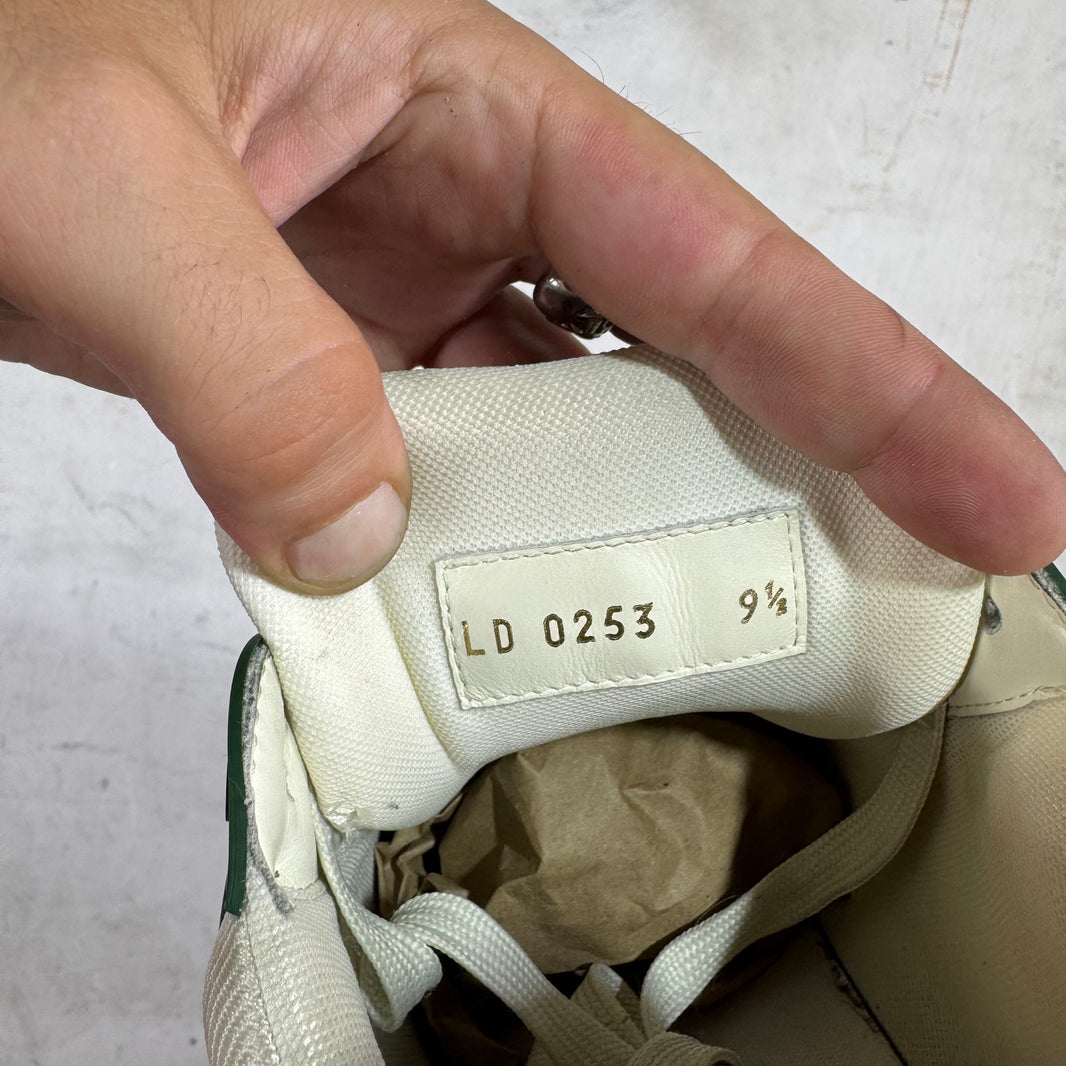 Louis Vuitton Green Leather Suede Trainers