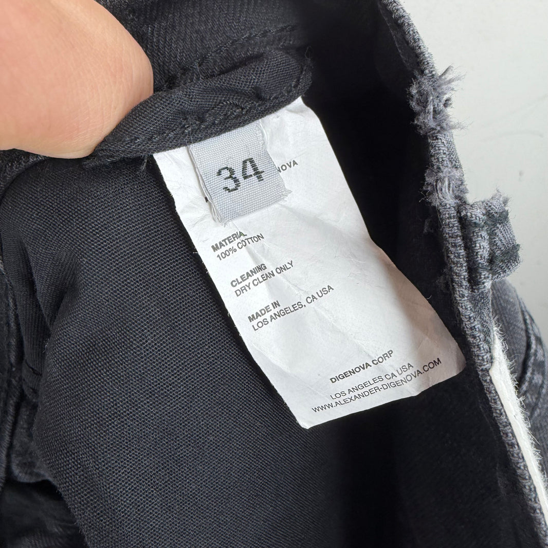Alexander Digenova Black Distressed Jeans