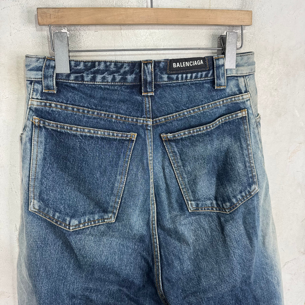 Balenciaga Split Wash Baggy Shorts