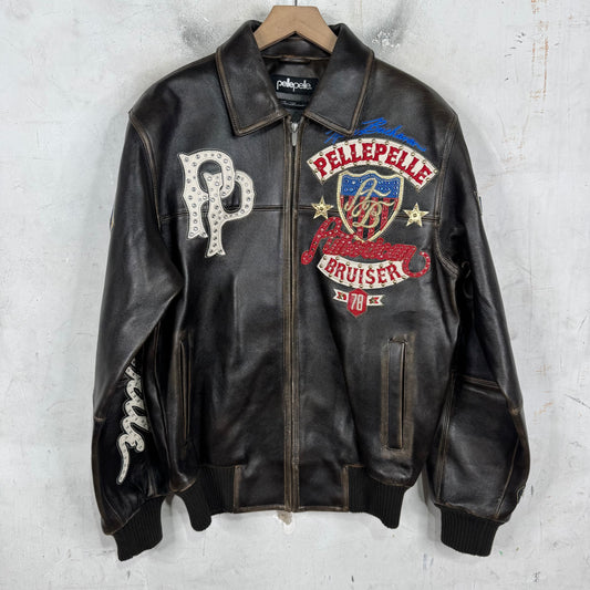 Pelle Pelle Brown American Bruiser Jacket