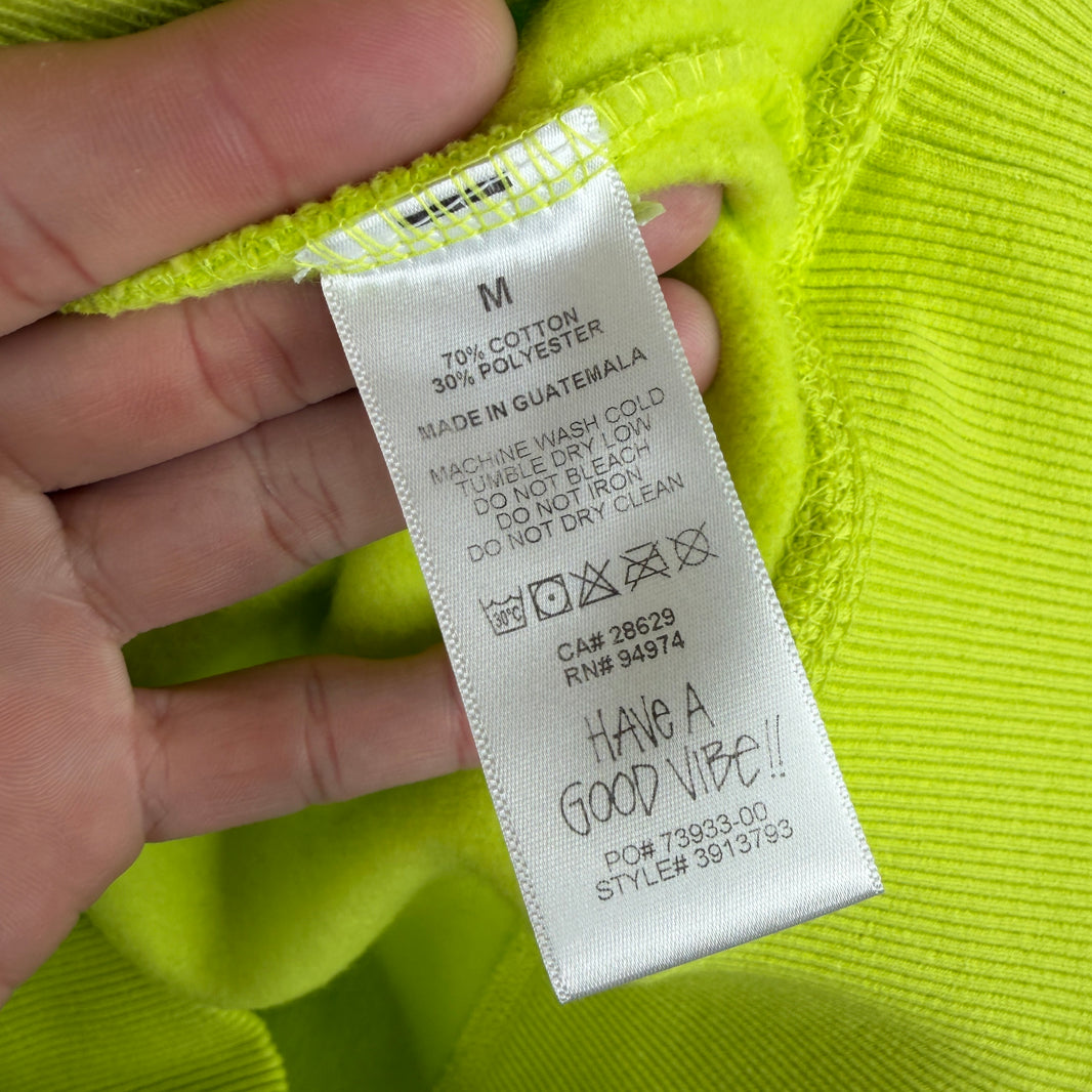 Stussy DSM Neon Green Crewneck