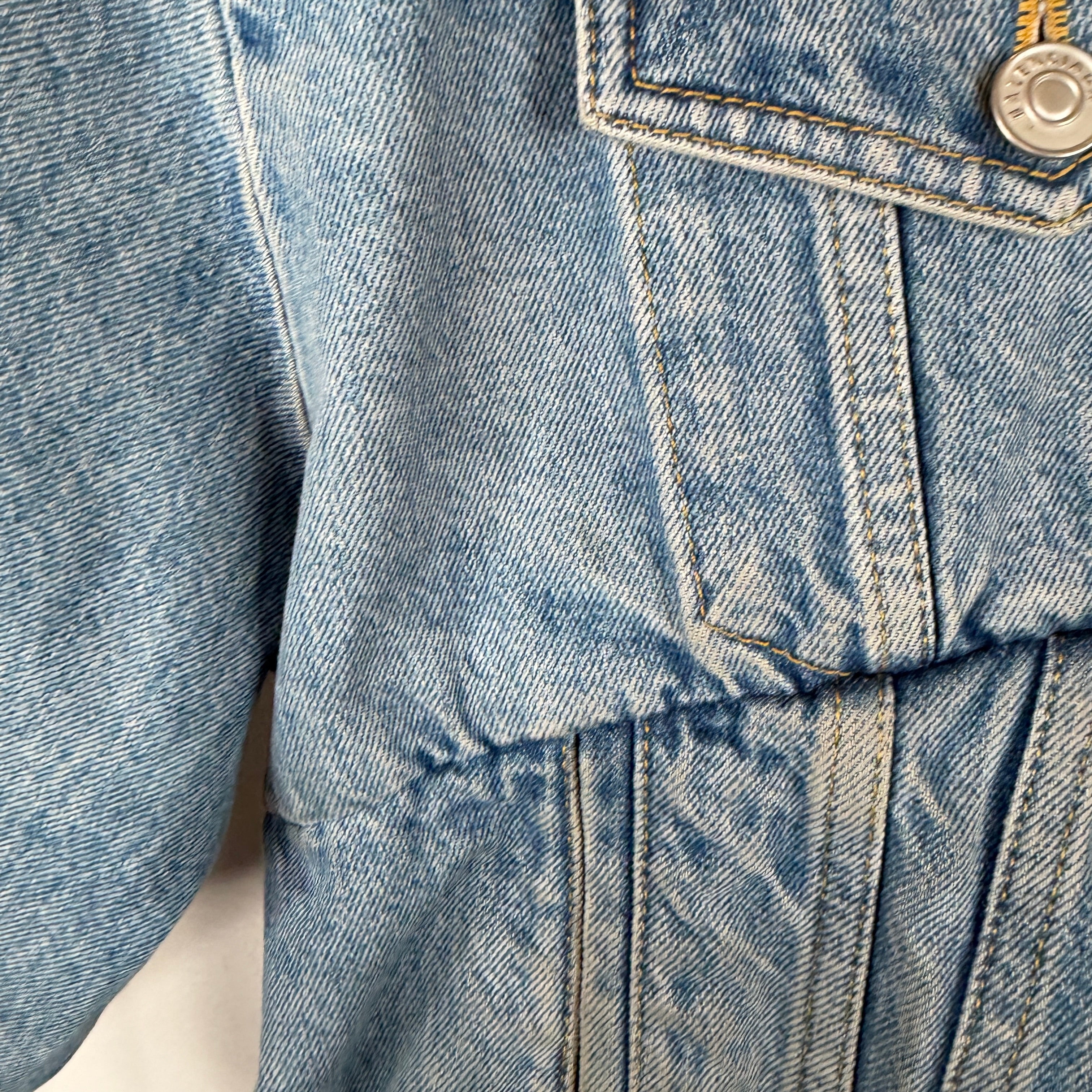 Balenciaga Blue Denim Swing Jacket – www.Lukes.store
