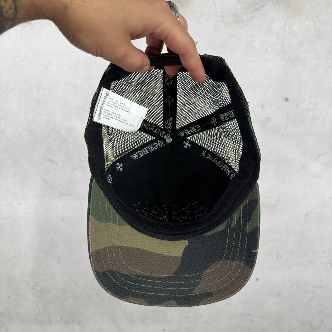 Chrome Hearts Triple Cross Camo Hat