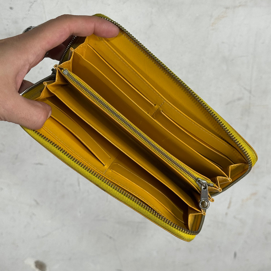 Goyard Yellow Smoked Long Wallet