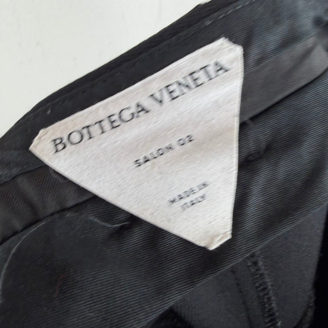 Bottega Veneta Salon 2 Wool Contrast Stitch Cargo Pants