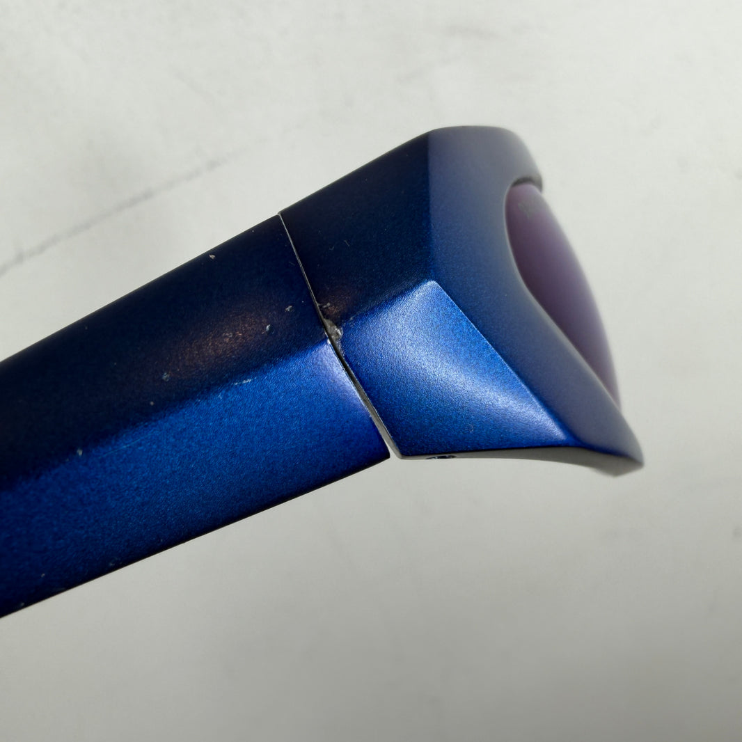 Balenciaga Blue BB0181S Metal Frame Sunglasses