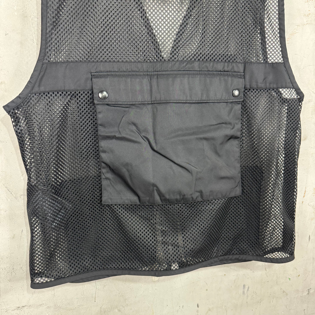 Prada Mesh Plaqued Utility Vest