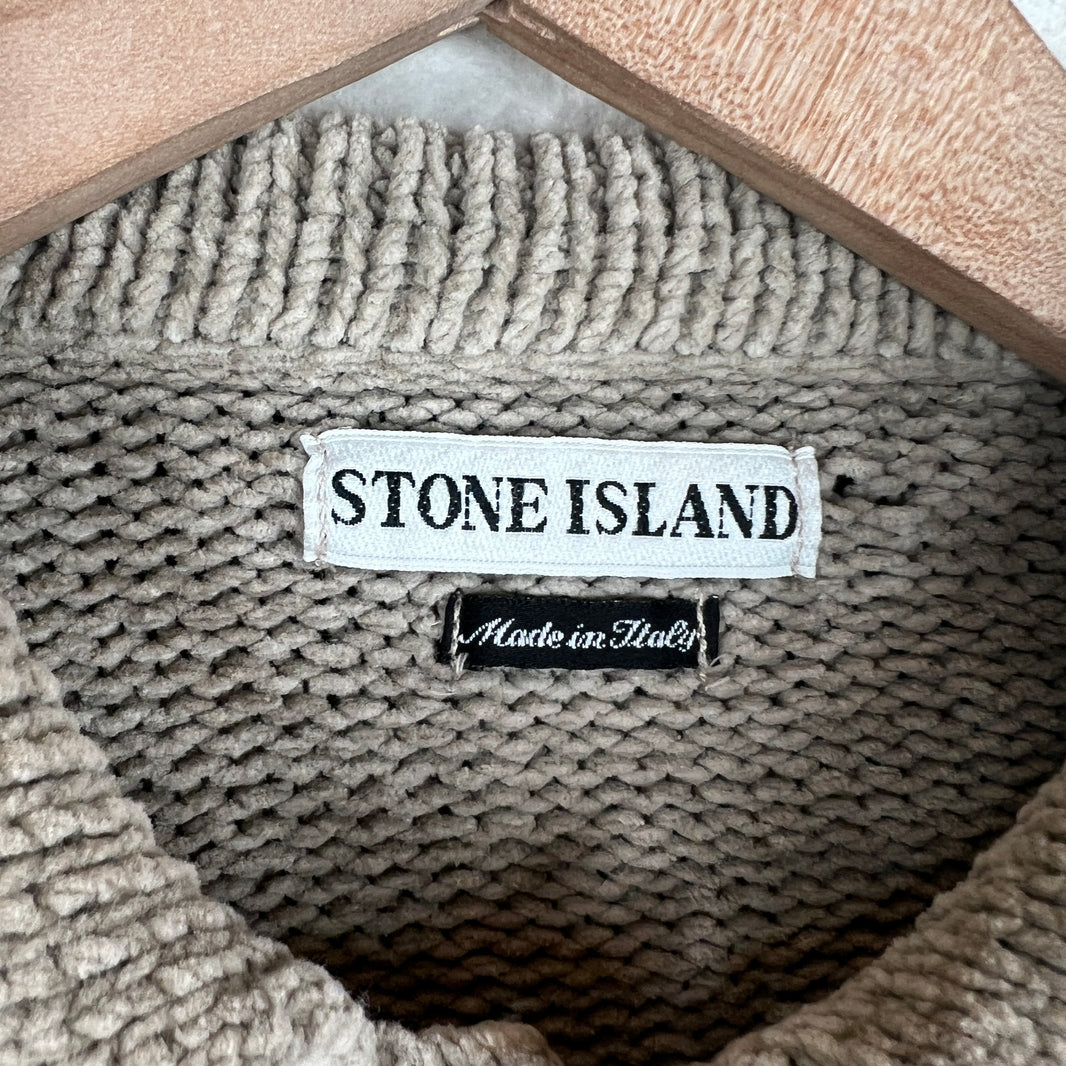 Stone Island Tan Knit Sweater