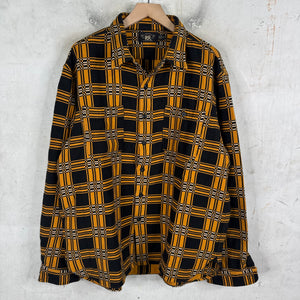 RRL Black/Yellow Heavy Flannel Shirt