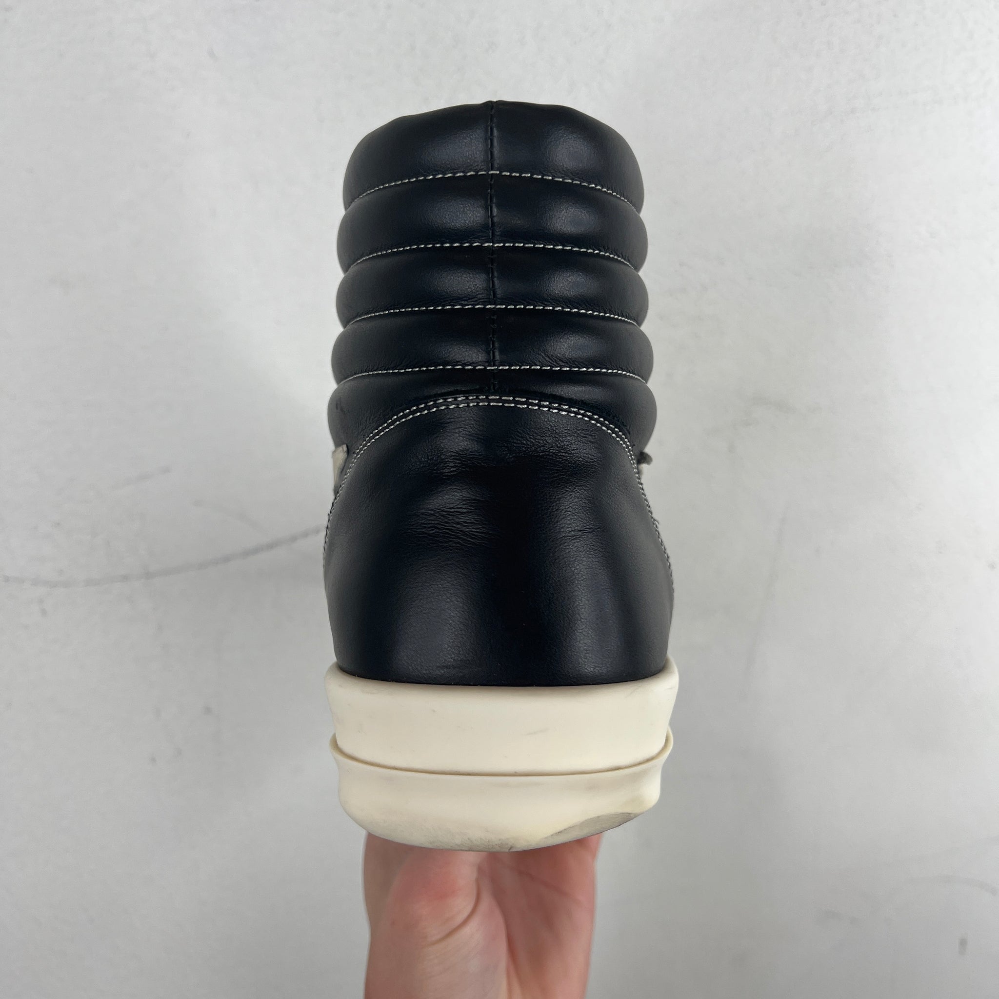 Rick Owens Leather Vans High