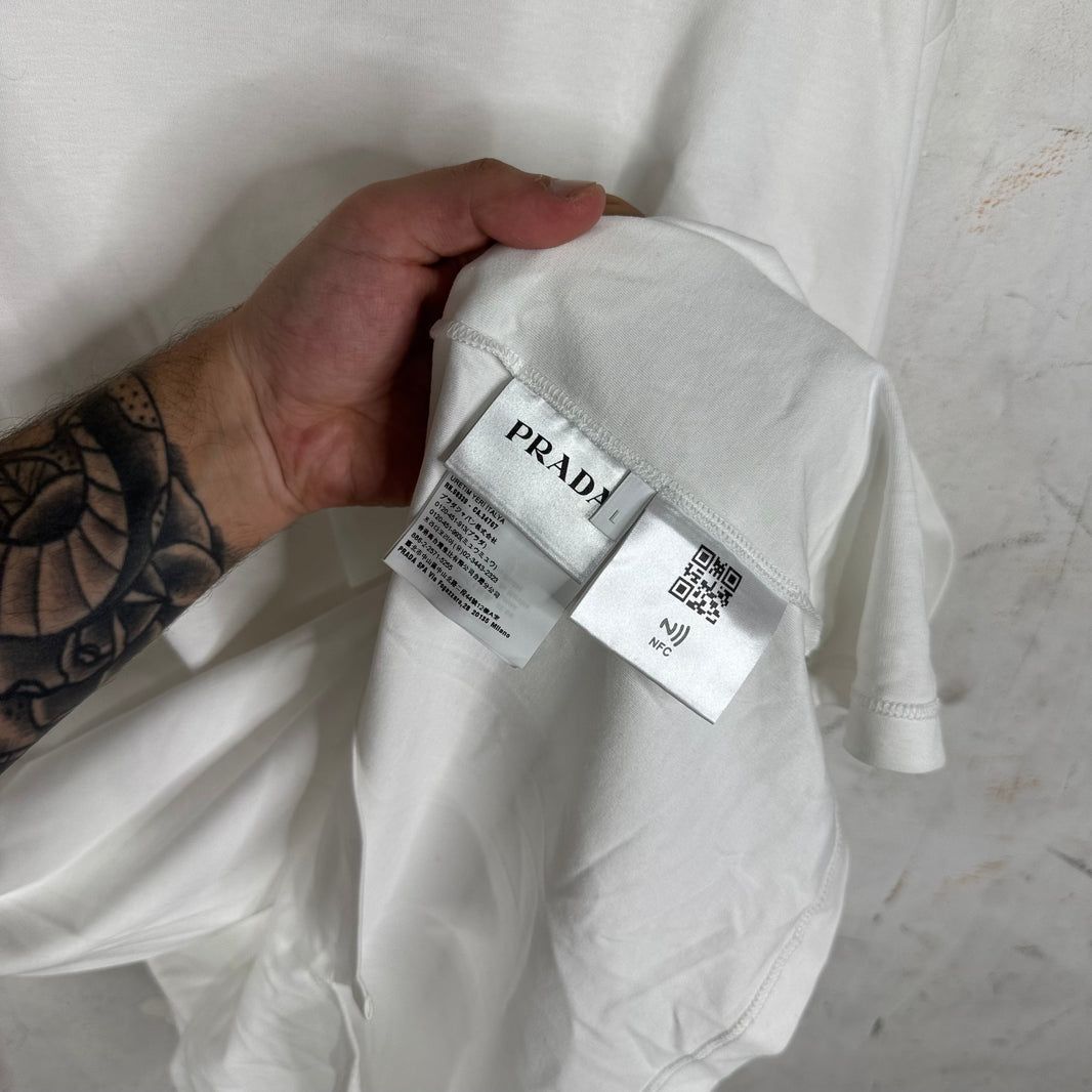 Prada Applique Patch L/S T-Shirt