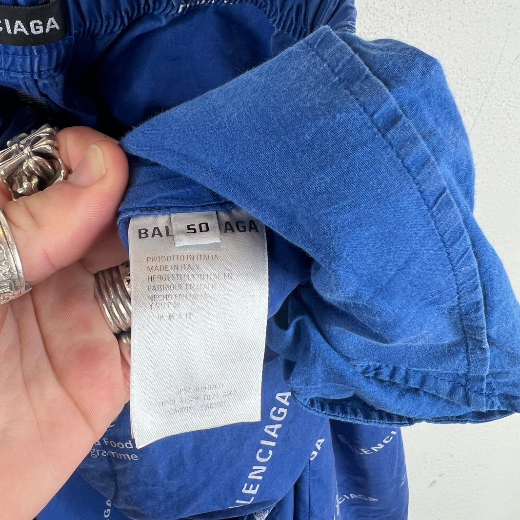 Balenciaga World Food Program Pajamas Pants