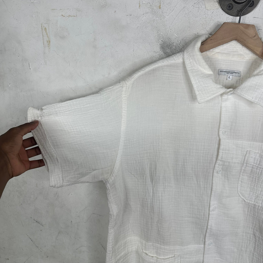 Engineered Garments Pocketed White Shirt