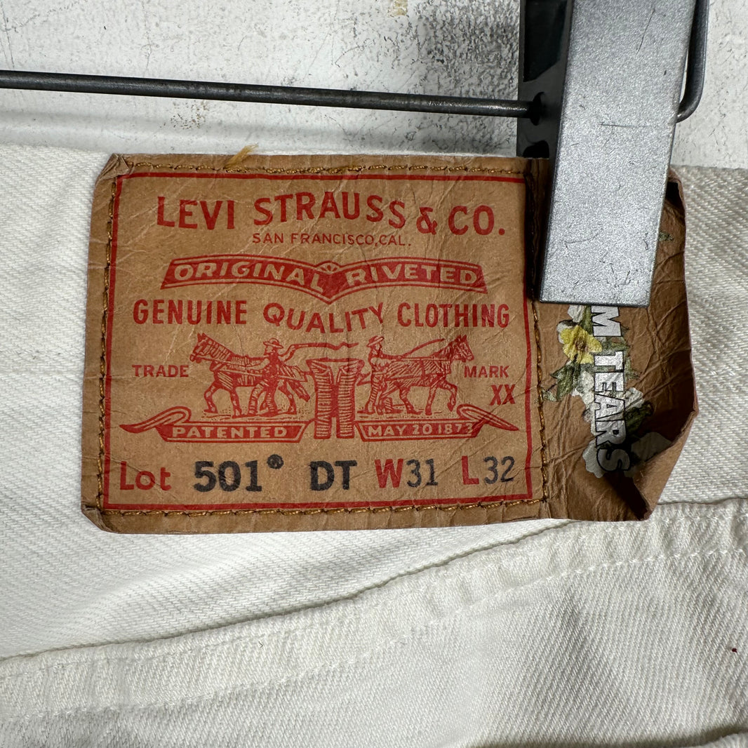 Denim Tears White Wreath Jeans