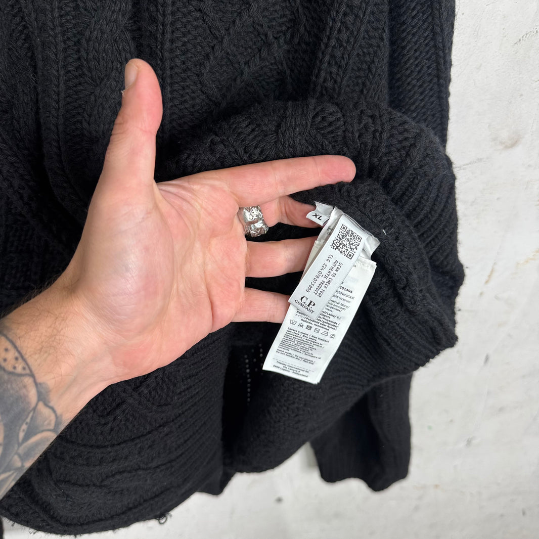 CP Company Logo Fair Isle Knit Sweater