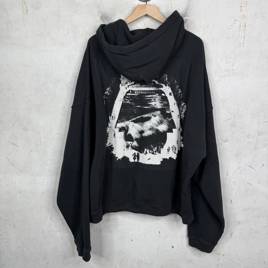 ERD Printed Assemblage Zip Hoodie