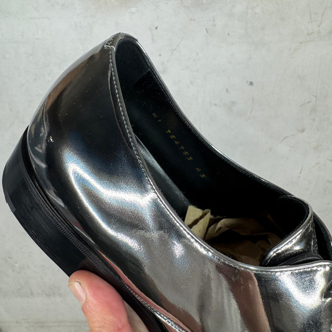 Saint Laurent Foil Metallic Derbys
