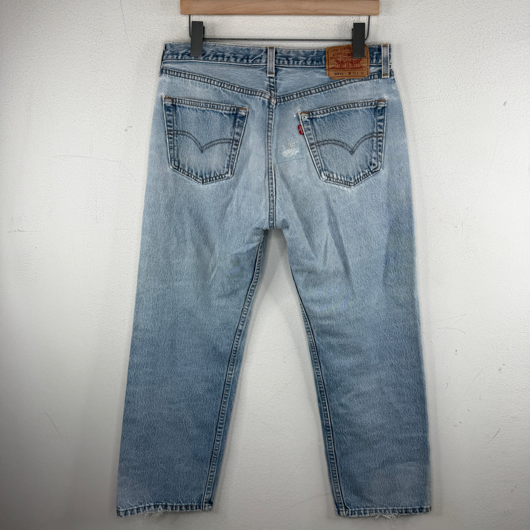Vintage Repaired Levi's 501XX Denim Jeans