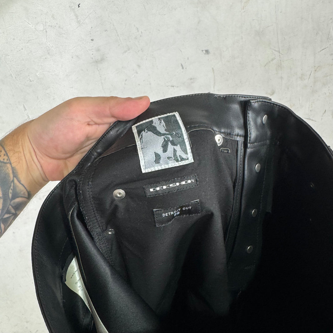 DRKSHDW Faux Leather Detroit Cuts