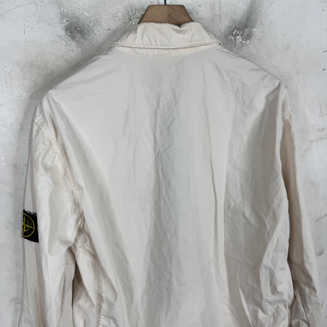Stone Island Double Pocketed Zipped Shirt