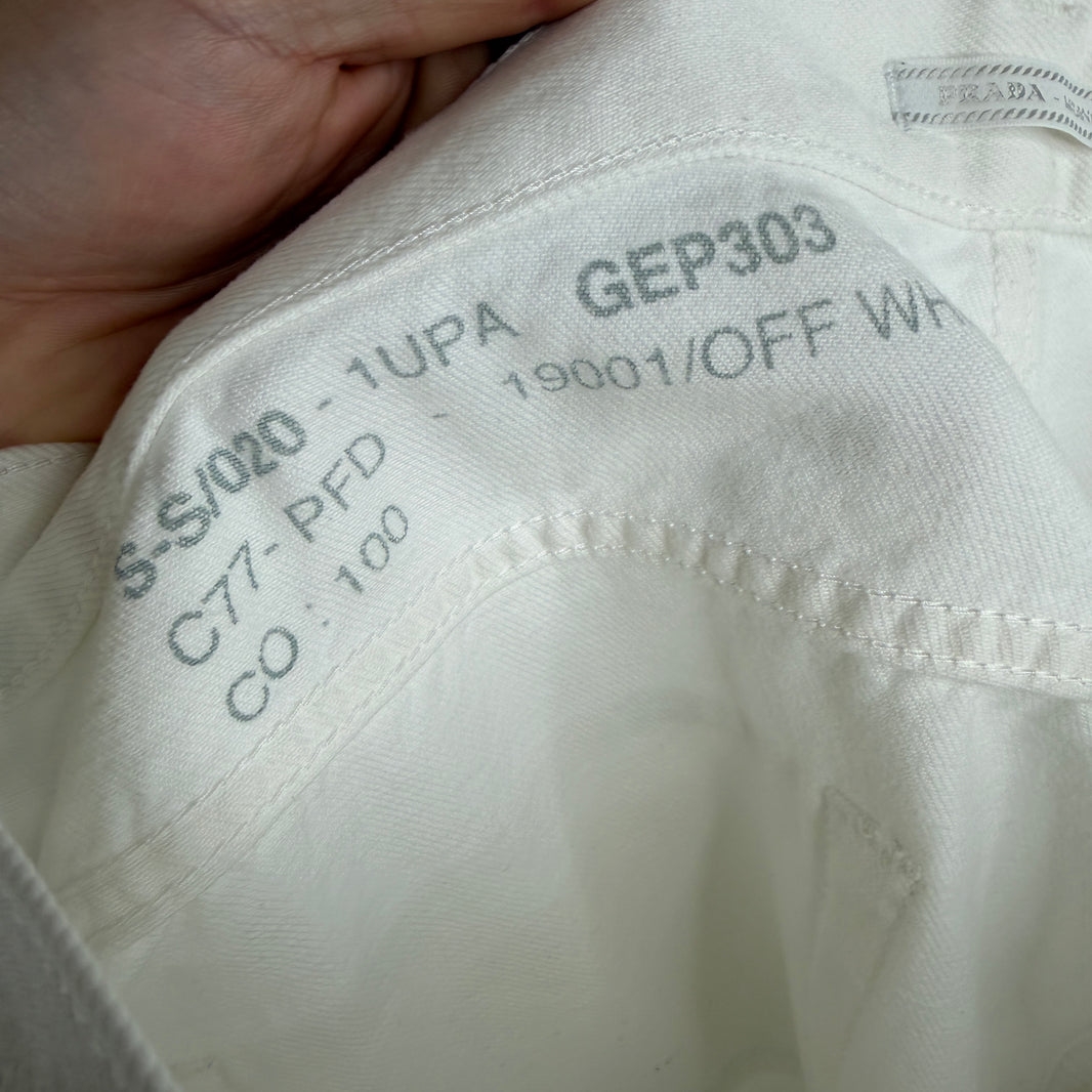 Prada White Denim Jeans