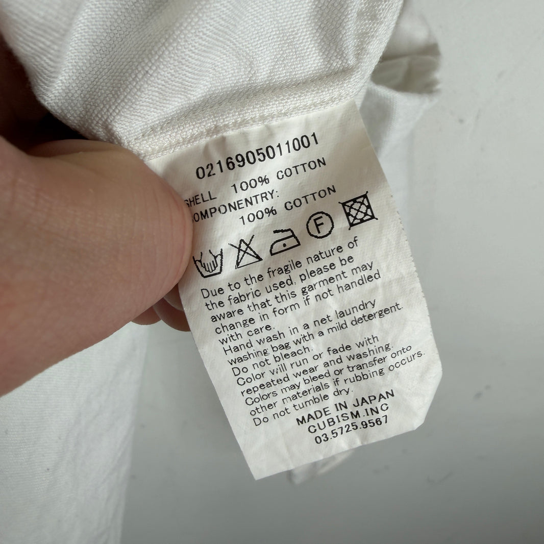 Visvim White Blanket Pocket Button Up Shirt