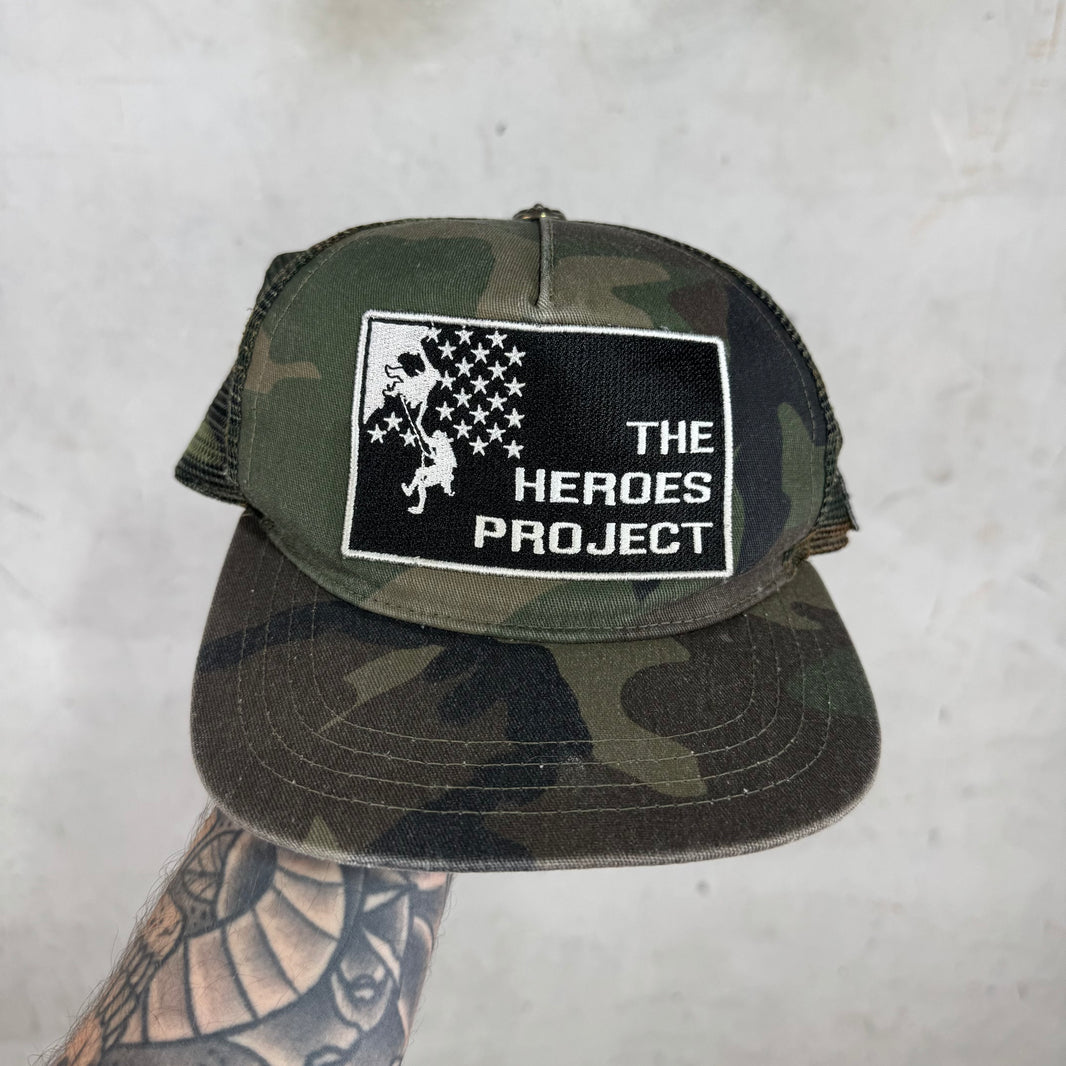 Chrome Hearts Heros Project Camo Trucker Hat