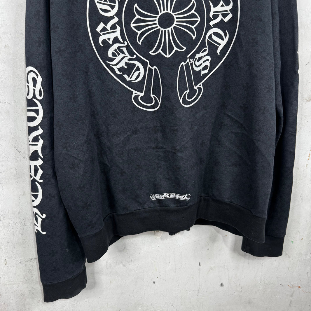 Chrome Hearts Monogram Plus Zip Hoodie