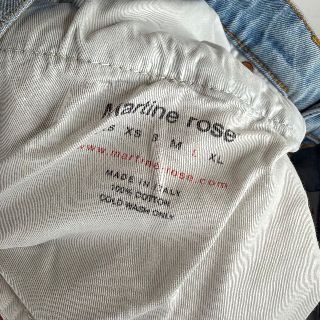 Martine Rose Light Blue Wash Baggy Jeans