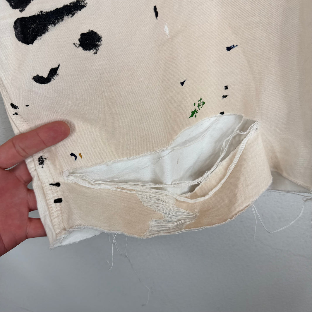 Gallery Dept White Flea Carpenter Shorts