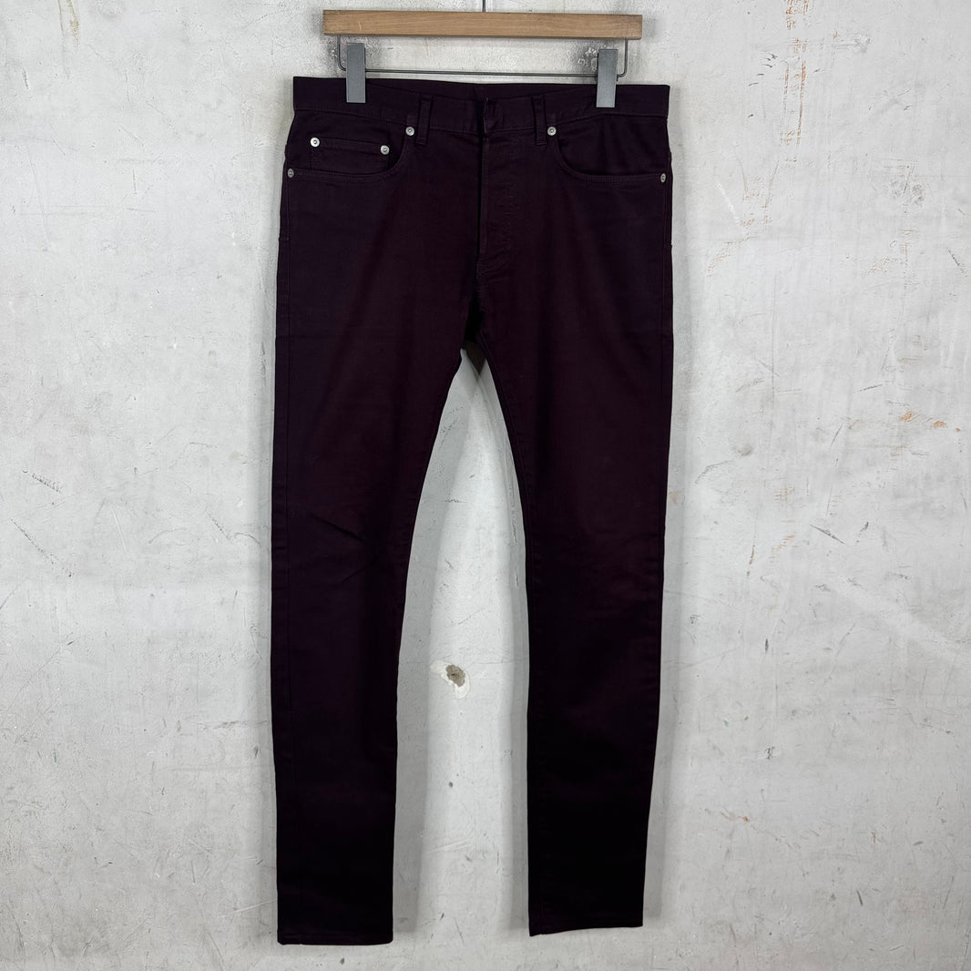 Dior Burgundy Japan Jeans