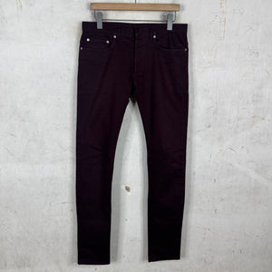 Dior Burgundy Japan Jeans
