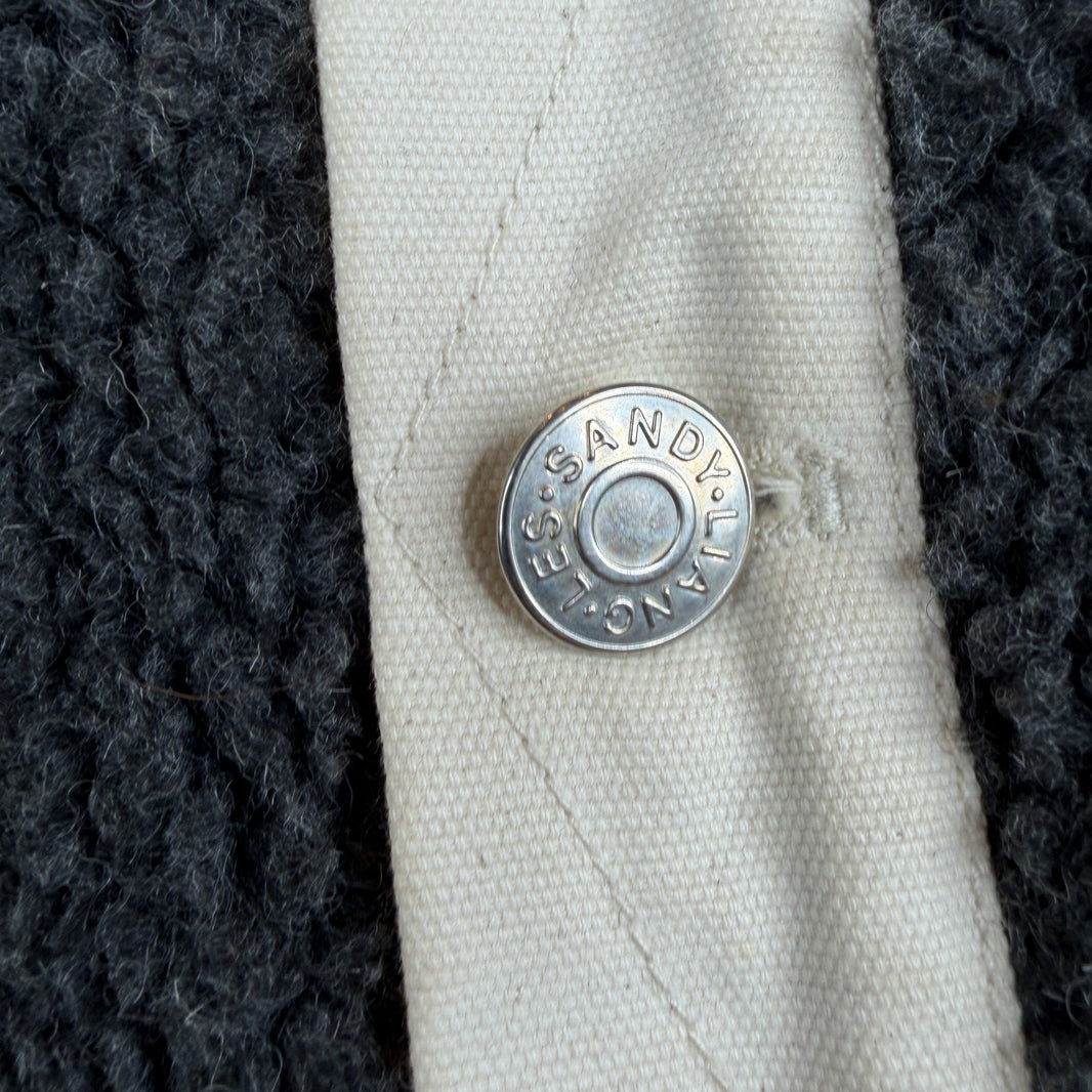 Sandy Liang Multi Patchwork Fleece Jacket
