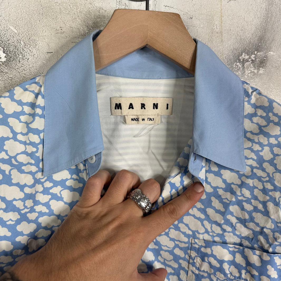 Marni Stripes/Clouds LS Button Up Shirt