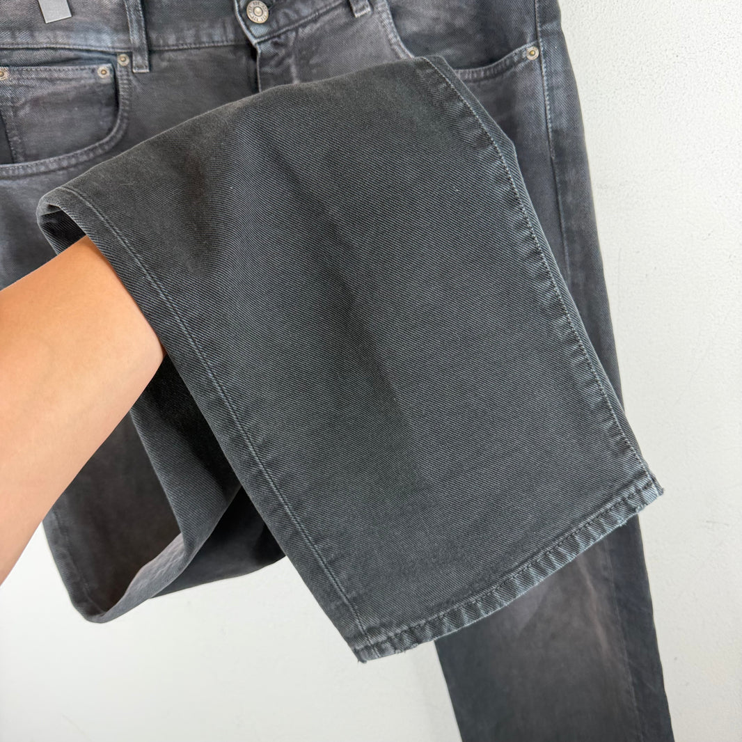 424 Black Straight Leg Jeans