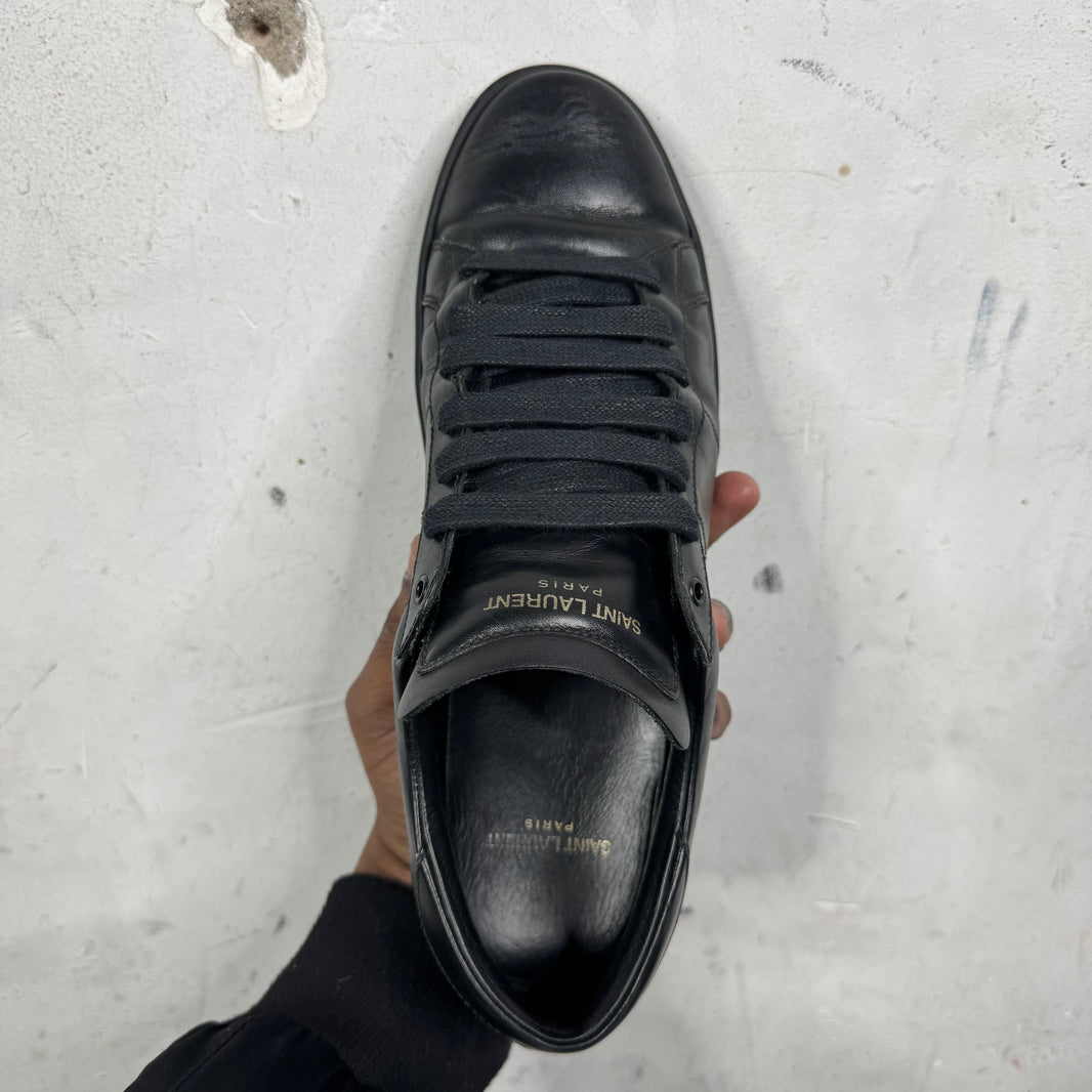 Saint Laurent Black Leather SL01 Sneakers
